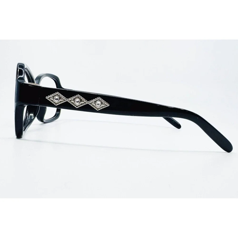 Kirkland Signature Eyeglasses Black KS Cortese 459432 Rhinestone 56/15 120